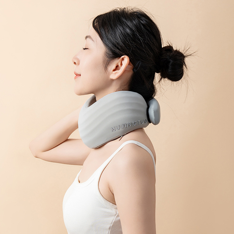 Procesamiento de almohadas en forma de U personalizadas, almohadas para el cuello de viaje, almohadas para el cuello de alta velocidad, almohadas para el cuello, almohadas para la columna cervical, almohadas portátiles de memoria de algodón en forma de U
