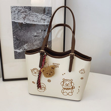北包包正品源头工厂外贸新品2025时尚大容量托特包高级感卡通腋下
