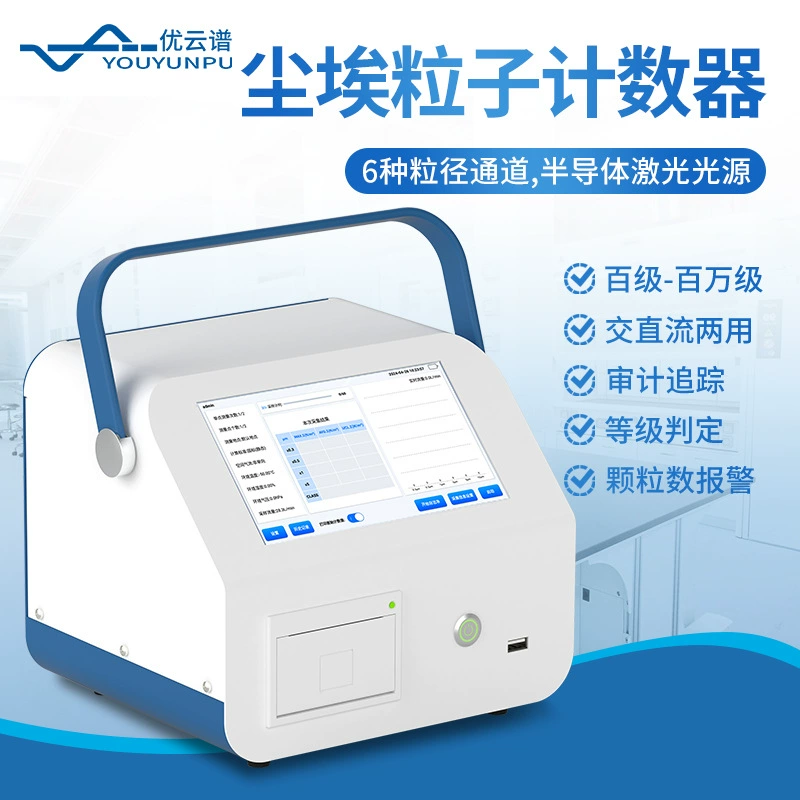 Счетчик частиц пыли беспыльный цех детектор окружающей среды промышленного класса высокопроизводительного лазерного счетчика частиц пыли