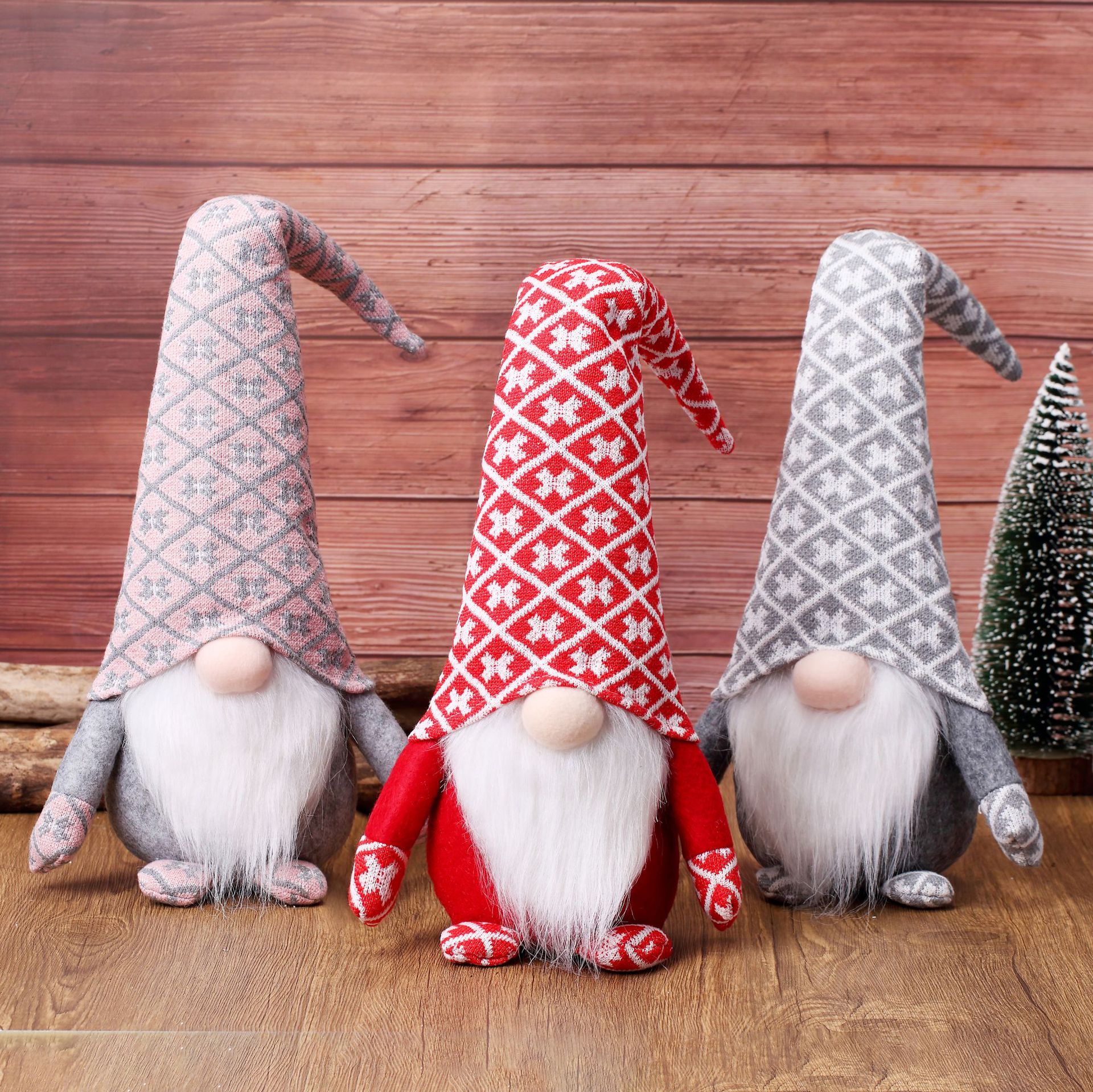 Comercio exterior nuevo suministros de decoración de Navidad muñeca sin rostro muñeca europea y americana de San Valentín de lana viejo hombre decoración de la ventana