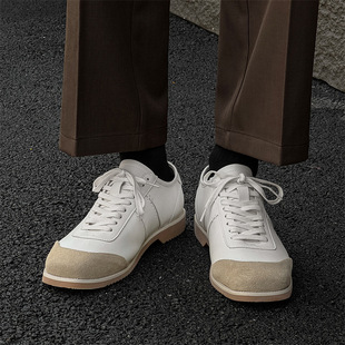 White German Training Shoes Men's Training Shoes Casual British Style Commuter Minimalist Couple 24125-14125-K