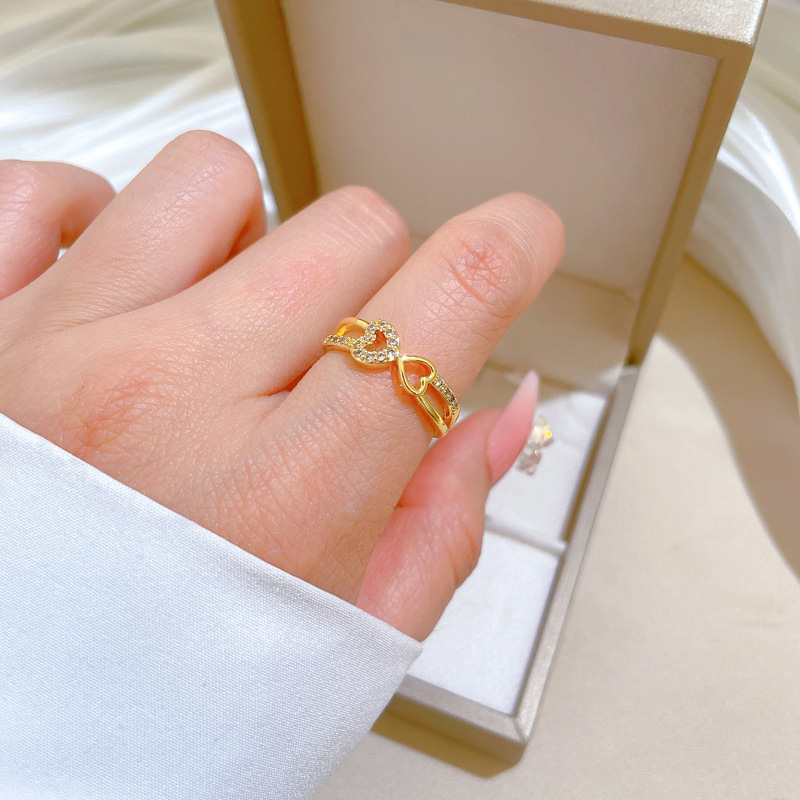 Herzmotiv Designer Ring Für Damen Modischer Schmuck Für Finger_voghion.com