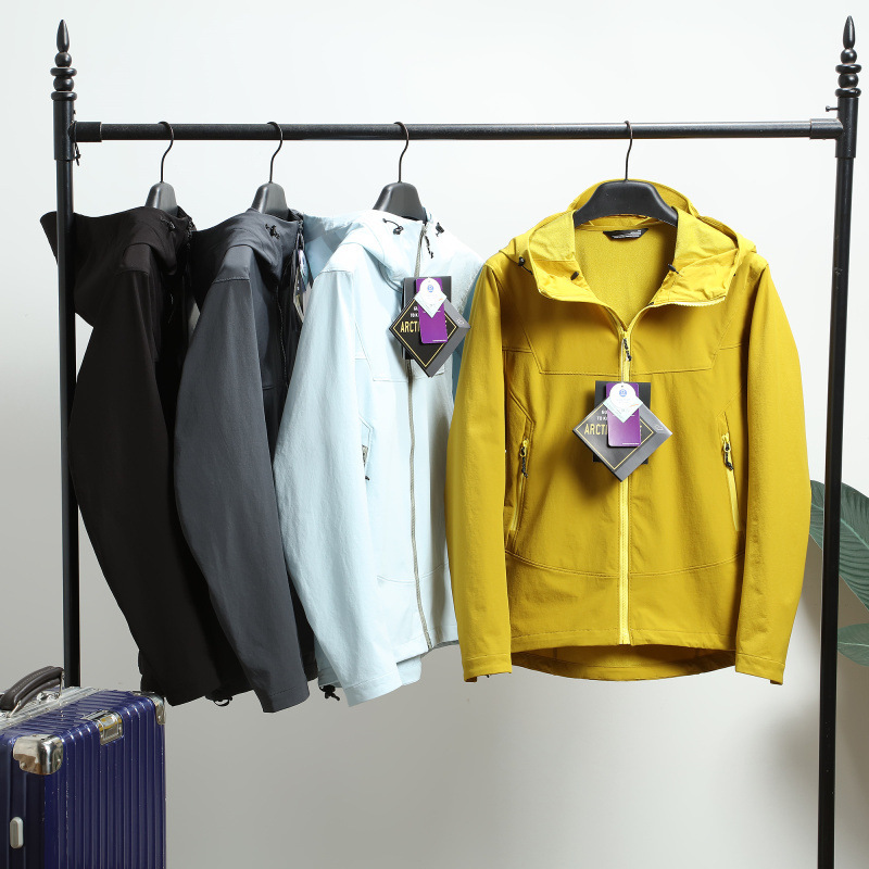 Family GM LT Series Men's Multifunctional Outdoor Casual Windproof Breathable Water-repellent Soft Shell Jacket Hooded Jacket