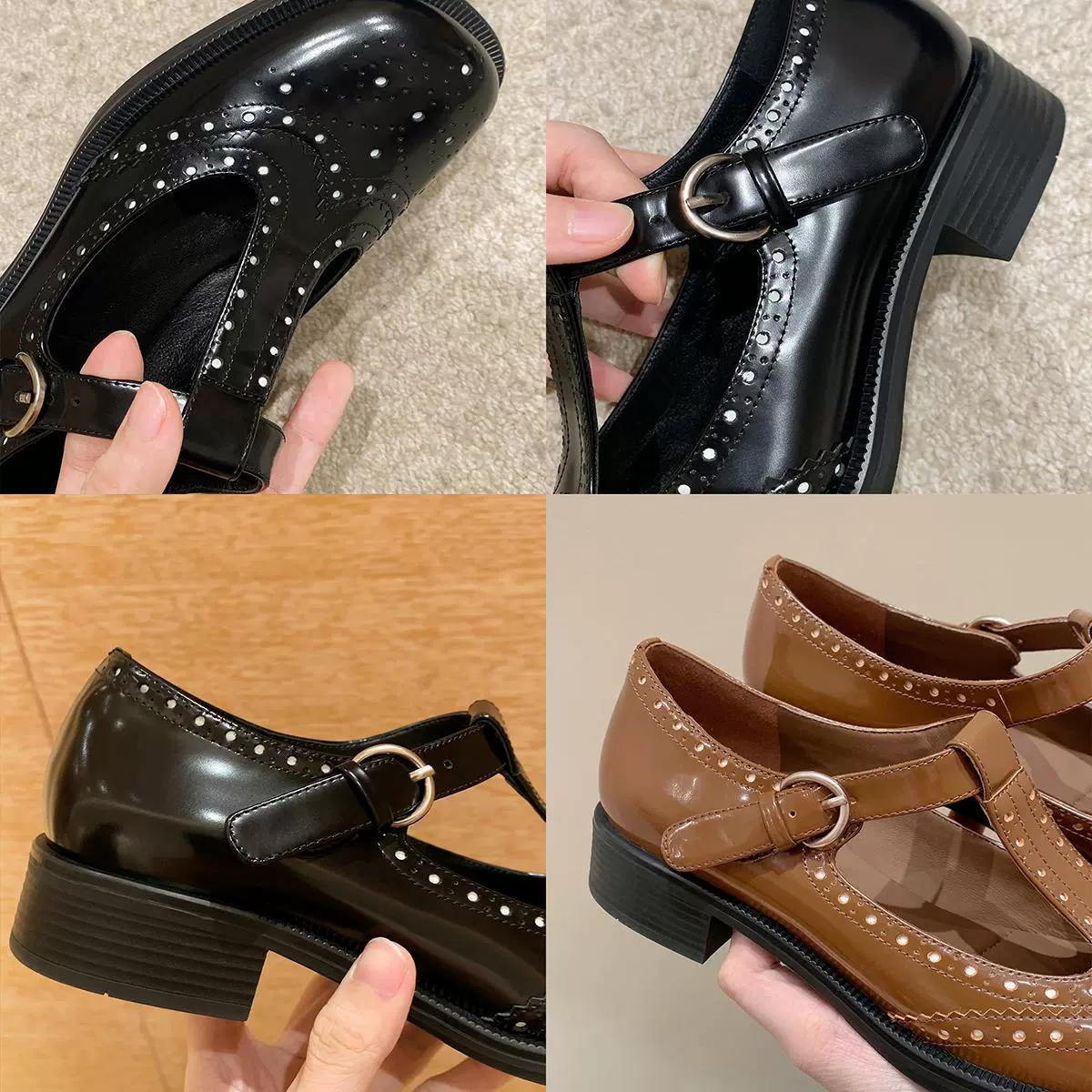 Винтажные кожаные ботинки в британском стиле Mary Jane для девочек, маленькая кожаная обувь 2024