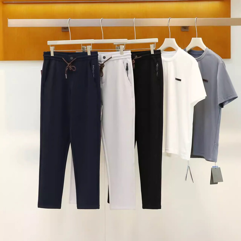 Luxury Old Money Style! Wool Blend! Skin-Friendly, Comfortable, and Soft! Men's High-End Knit Jogger Casual Pants