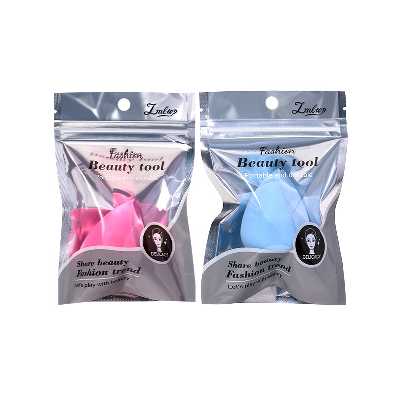 LMLTOP gota de agua corte oblicuo maquillaje de belleza huevo seco y húmedo de doble uso agua de remojo maquillaje gran soplo de maquillaje JJF27