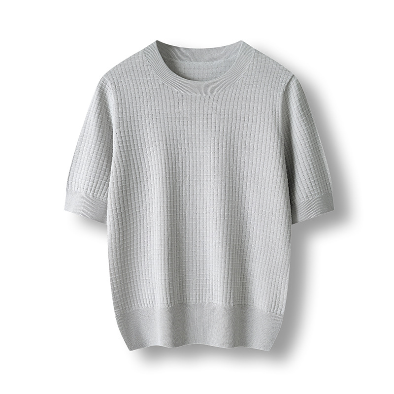 Шелковая цветная футболка с коротким рукавом, комплект, 3 предмета