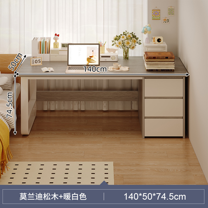 Mesa de escritorio simple para el hogar, mesa de estudio simple para el hogar, mesa de escritorio, computadora de escritorio, combinación de sillas