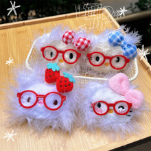 小礼品地摊夜市毛绒公仔挂件包包挂饰钥匙扣小挂件吱吱叫玩偶批货