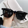 Summer trend brand retro glasses solar-powered, fashionable sunglasses for beloved, 2022 years, Korean style