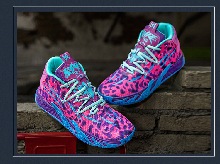 Three-ball Three-generation Bauer Basketball Shoes for Men and Women Anti-slip and Wear-resistant High-top Concrete Combat Cushioning Sports Shoes_voghion.com