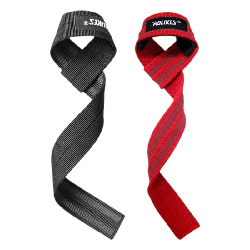 Fitness antideslizante cinturón elevador de pesas deportes presión muñeca vendaje fuerza entrenamiento duro tirón agarre cinturón