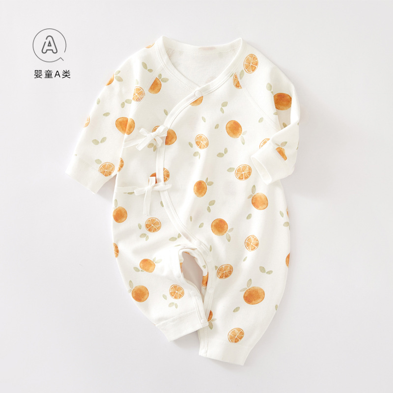 He She Piggy Baby Siaman Clothes Pure Cotton Spring and Summer Newborn Pajamas for Newborn Baby Boys and Girls
