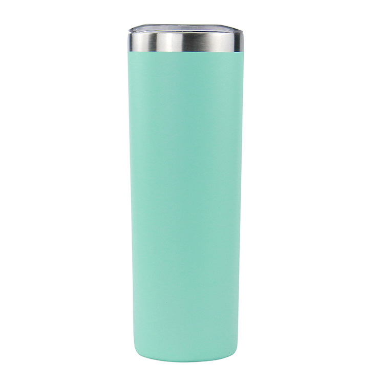 Comercio exterior 20oz doble vacío taza de acero inoxidable taza de café portátil taza de automóvil taza de plástico por pulverización taza de cuerpo recto image 11