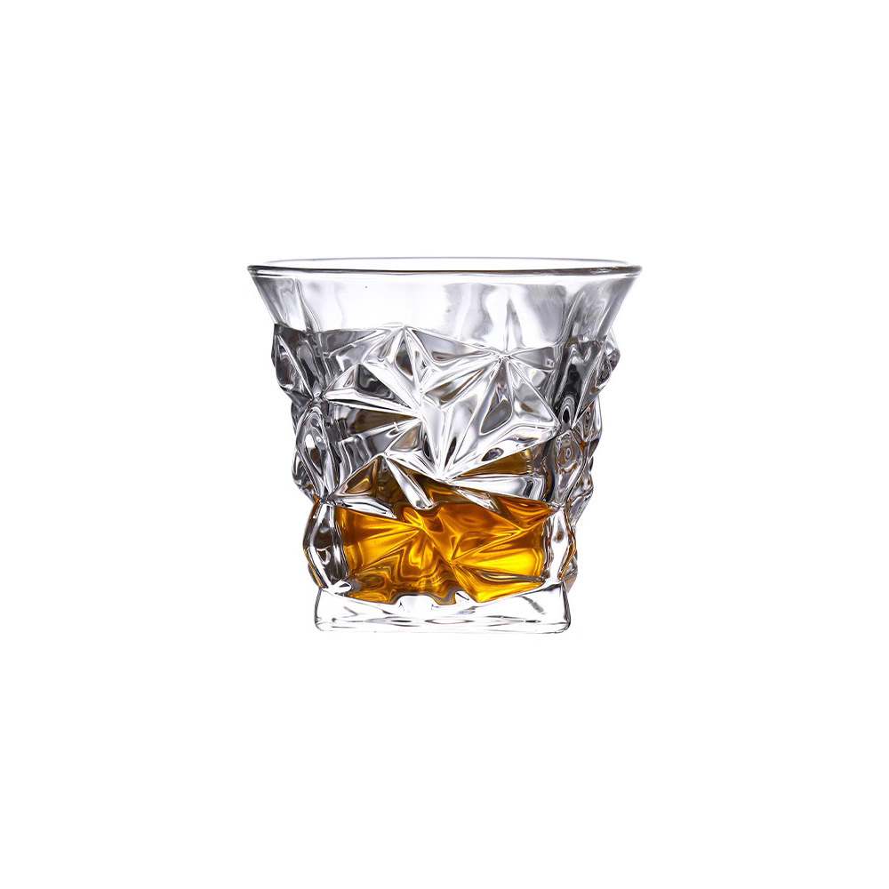 Vidrio de cristal creativo de cóctel de whisky conjunto de tazas de vino clásico tumbler bar cerveza