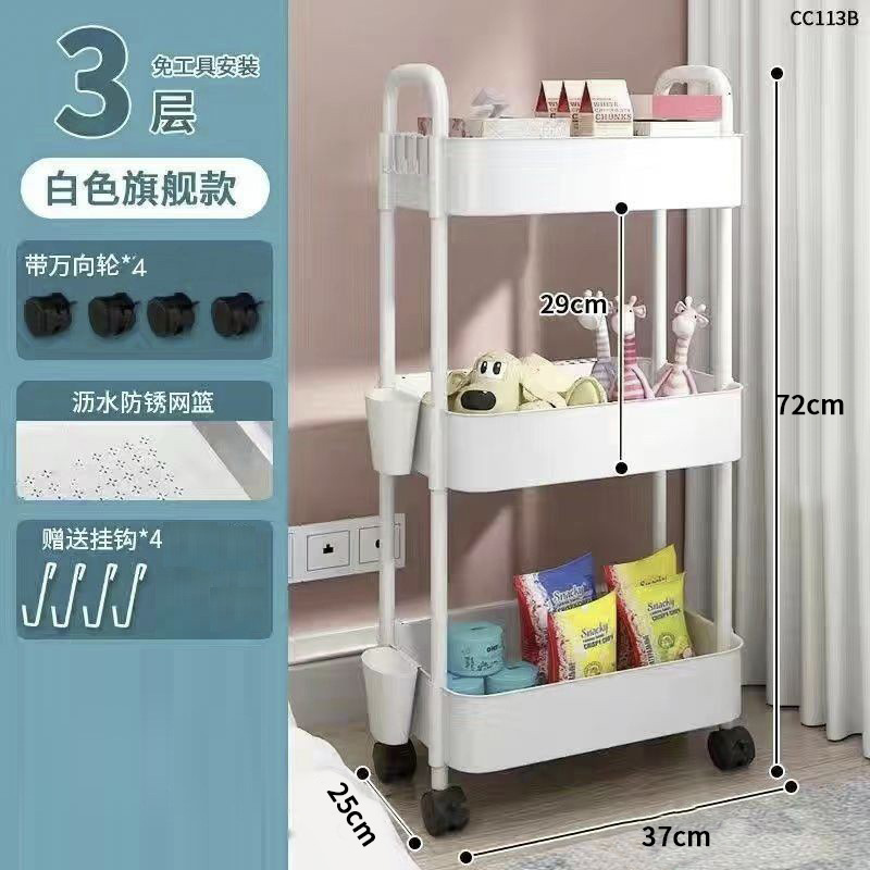 Mesa organizador artefacto cocina baño rack de almacenamiento snack rack de almacenamiento móvil Carro de almacenamiento rack