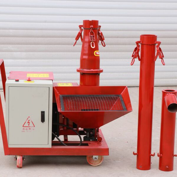 Small indoor secondary structure pump feeder fine stone concrete…
