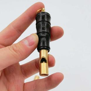 Brass Whistle Coach Retro Outdoor Rescue Whistle Keychain Kidsren's Life-Saving Whistle Pendant Field Training