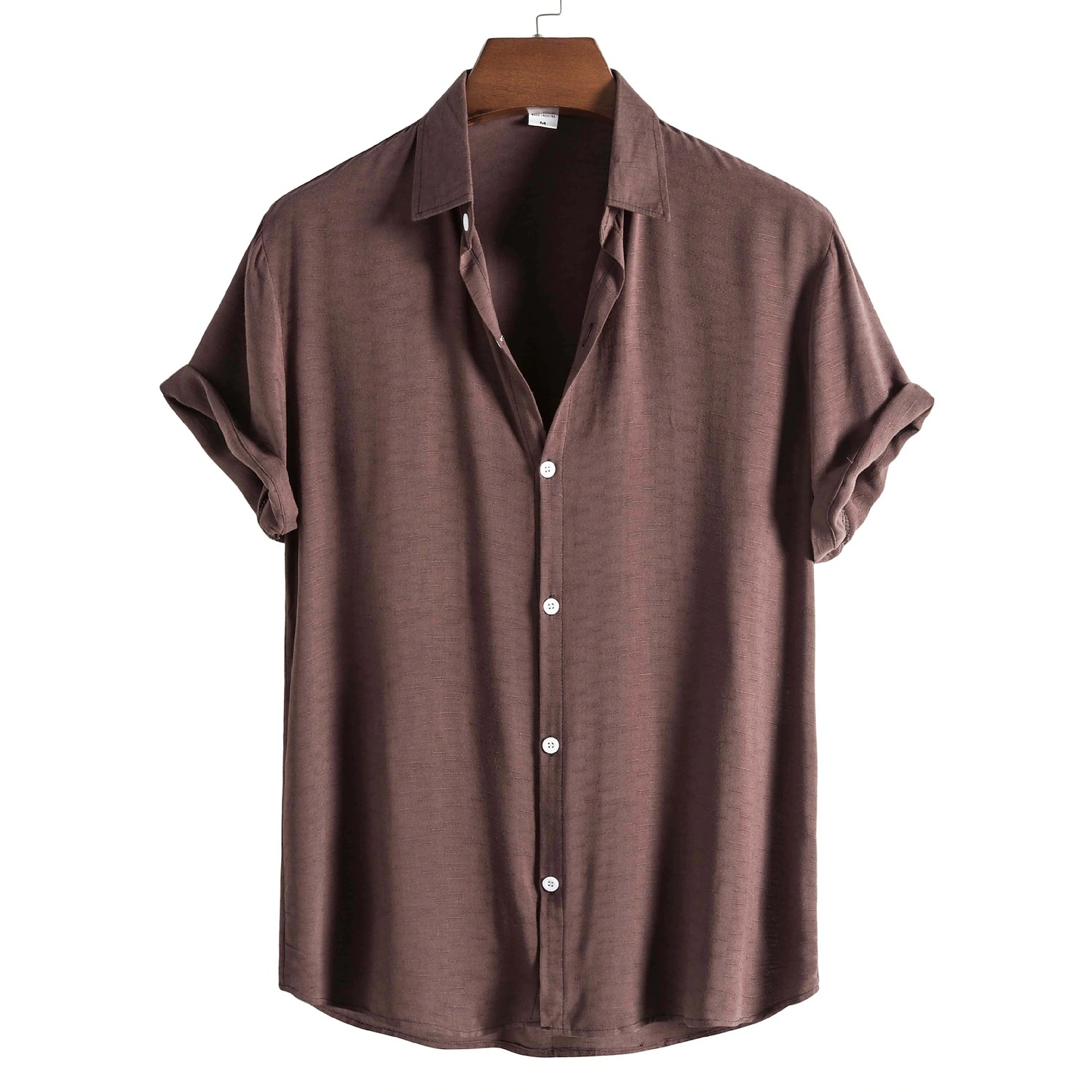 solid color thin summer shirt for leisure