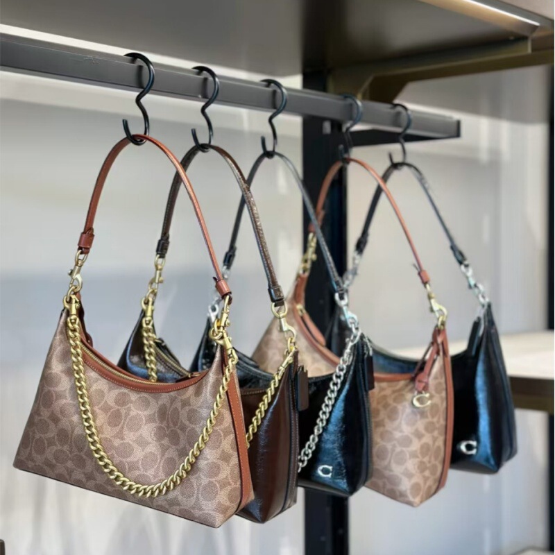 Koujia's New Juliet Retro Half-Moon Bag, Oil-Waxed Leather Underarm Bag, Single Shoulder Handbag, Crossbody Women's Bag