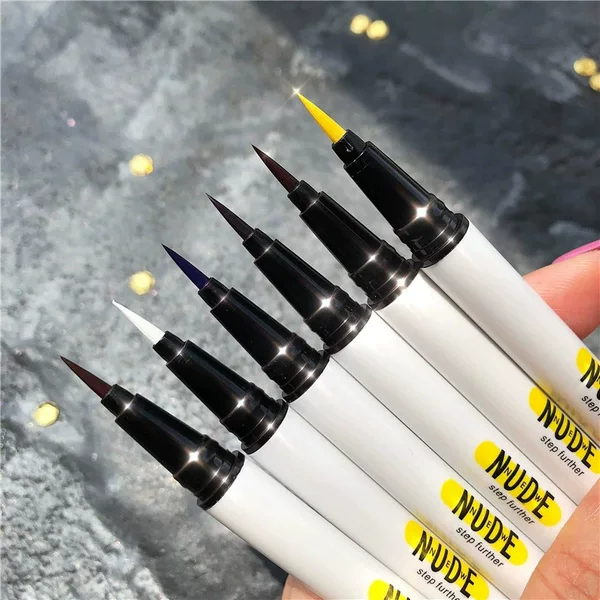Nnuedwe Liquid Eyeliner Pen Is Long-Lasting, Non-Smudgeable, Waterproof, Sweat-Proof, Quick-Drying, and Extremely Fine for Beginners