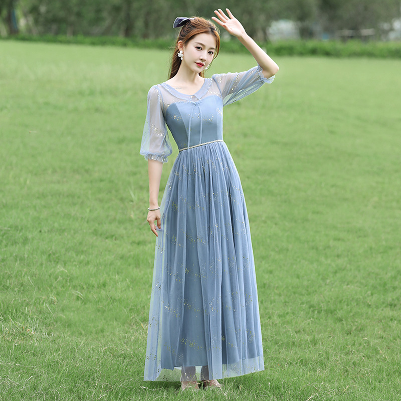 Синий серый [абонемент средний рукав] 002