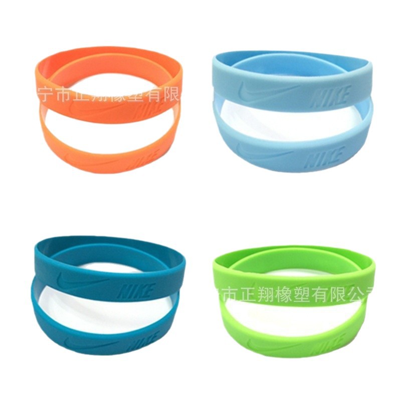 Silicone basketball bracelet