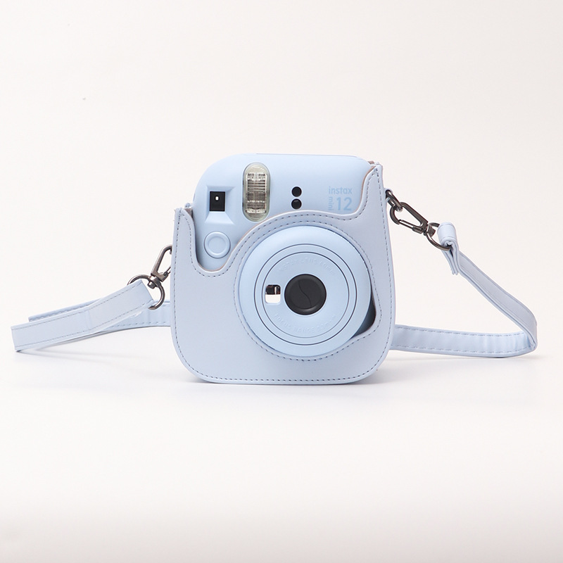 [Fábrica en stock suministro] Polaroid MINI12 bolsa de cámara retro de color sólido INSTAX bolsa de cámara de color sólido