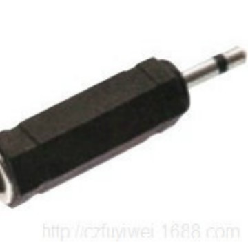 3.5mm单声道公转6.35mm立体声母音频转接头 3.5公转6.35母转接头