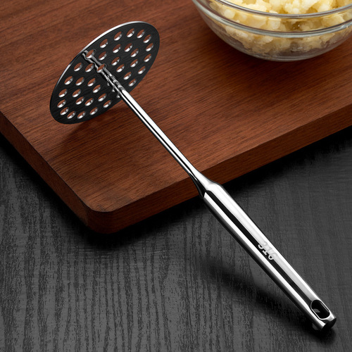 316 stainless steel potato masher potato press garlic pumpkin baking masher baby food supplement kitchen tool