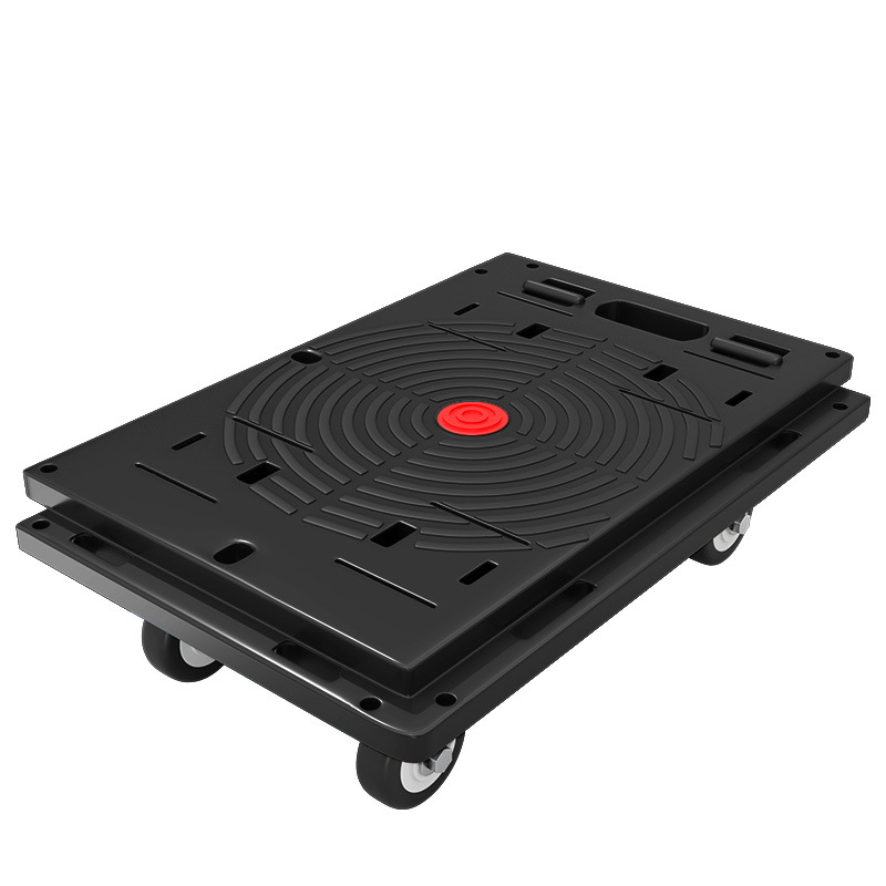 A 車両ターンオーバートラック静音フラットトロリー家庭用モバイル植木鉢ベース四輪ユニバーサルトレーラー