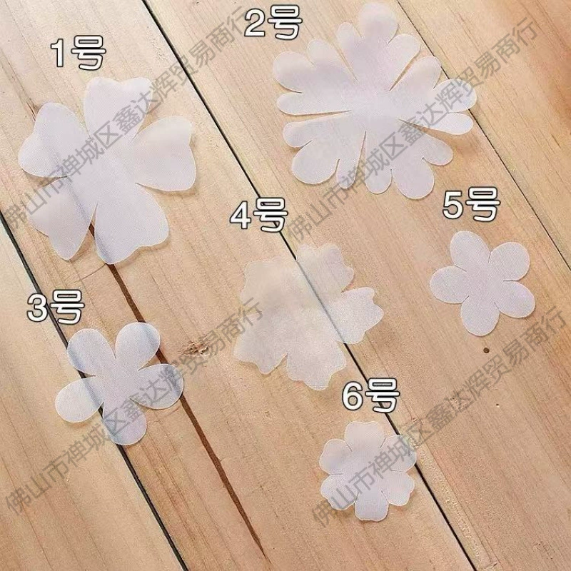 Лазерные цветочные детали из органзы, головные уборы, аксессуары ручной работы своими руками, материалы, свадебное платье, фата, декоративные аксессуары