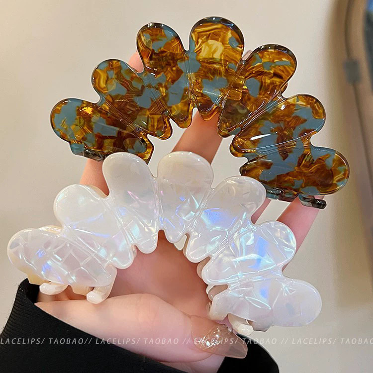 韓国花びらクリップ女性のための 2025 新しいスタイルハイエンドヘアクリップ夏ハイエンドサメクリップ頭飾り卸売|undefined