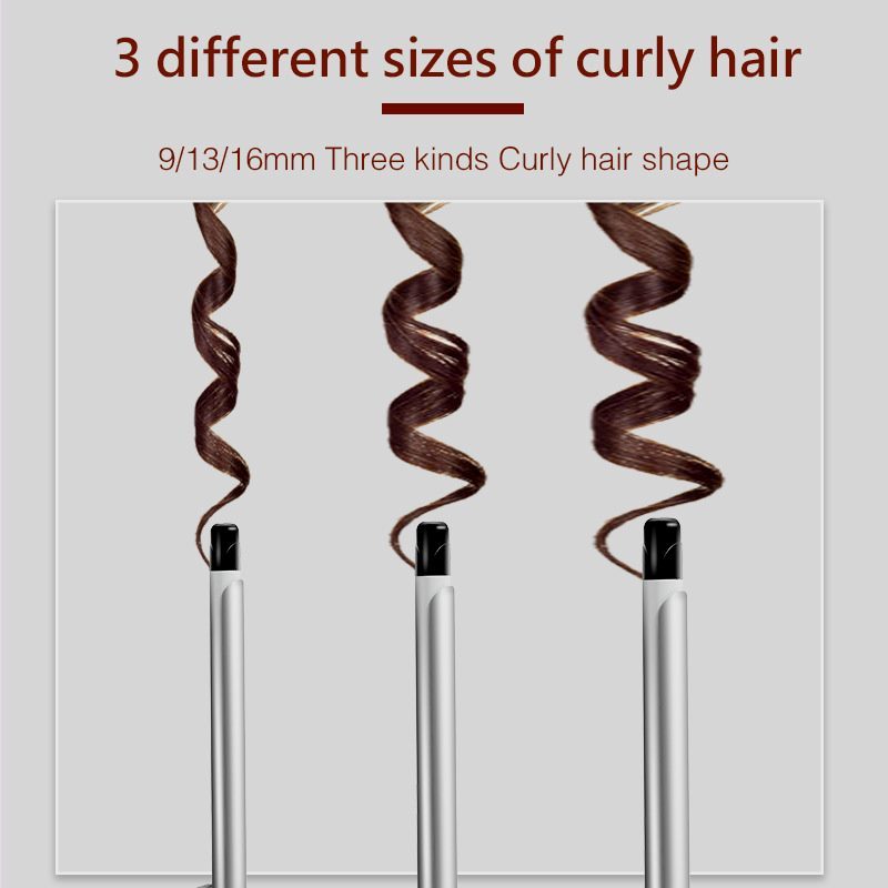 国境を越えた人気のヘアアイロン ウールカーリング 9mm 小さな前髪テディ 小型電気ヘアアイロン ショートヘア レイジーヘアアイロン|undefined