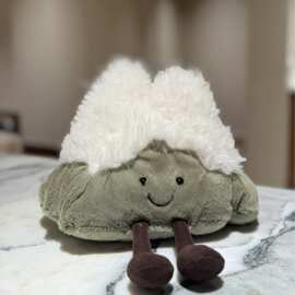 雪山玩偶仿真摆件可爱旅行毛绒玩具公仔礼物厂家批发手工