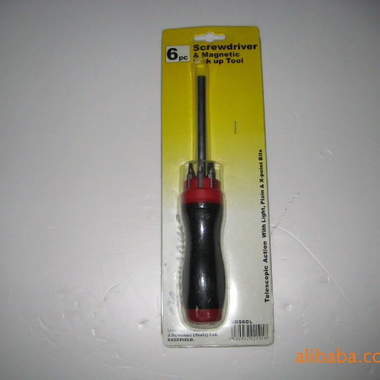 1PC 十字一字 两用螺丝刀  起子 两头互换 批头组套 带磁性多功能