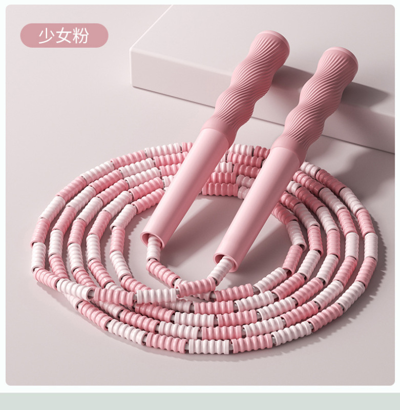 严选儿童幼儿竹节跳绳计数幼儿园小学生入门运动体育用品中考专用|undefined