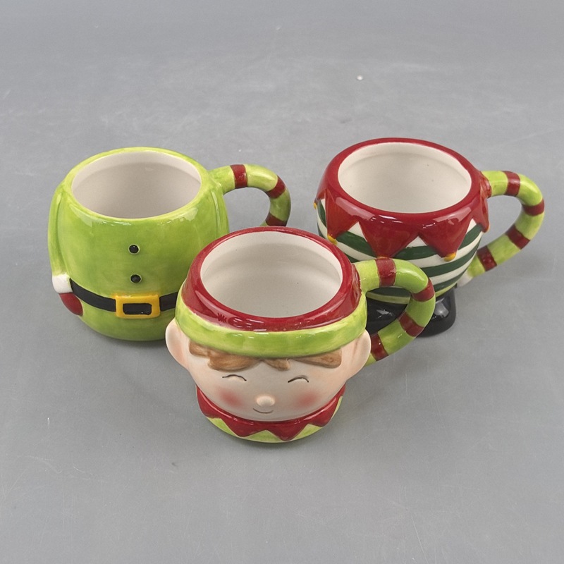 Tazas Apilables de Cerámica de Porcelana Ecológico para Hogar y Navidad image 4