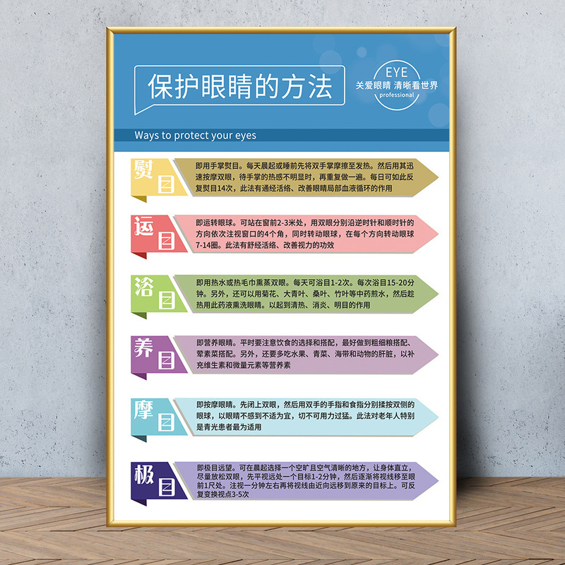 眼鏡店の壁面装飾画眼科病院は目の構造を描いています。|undefined