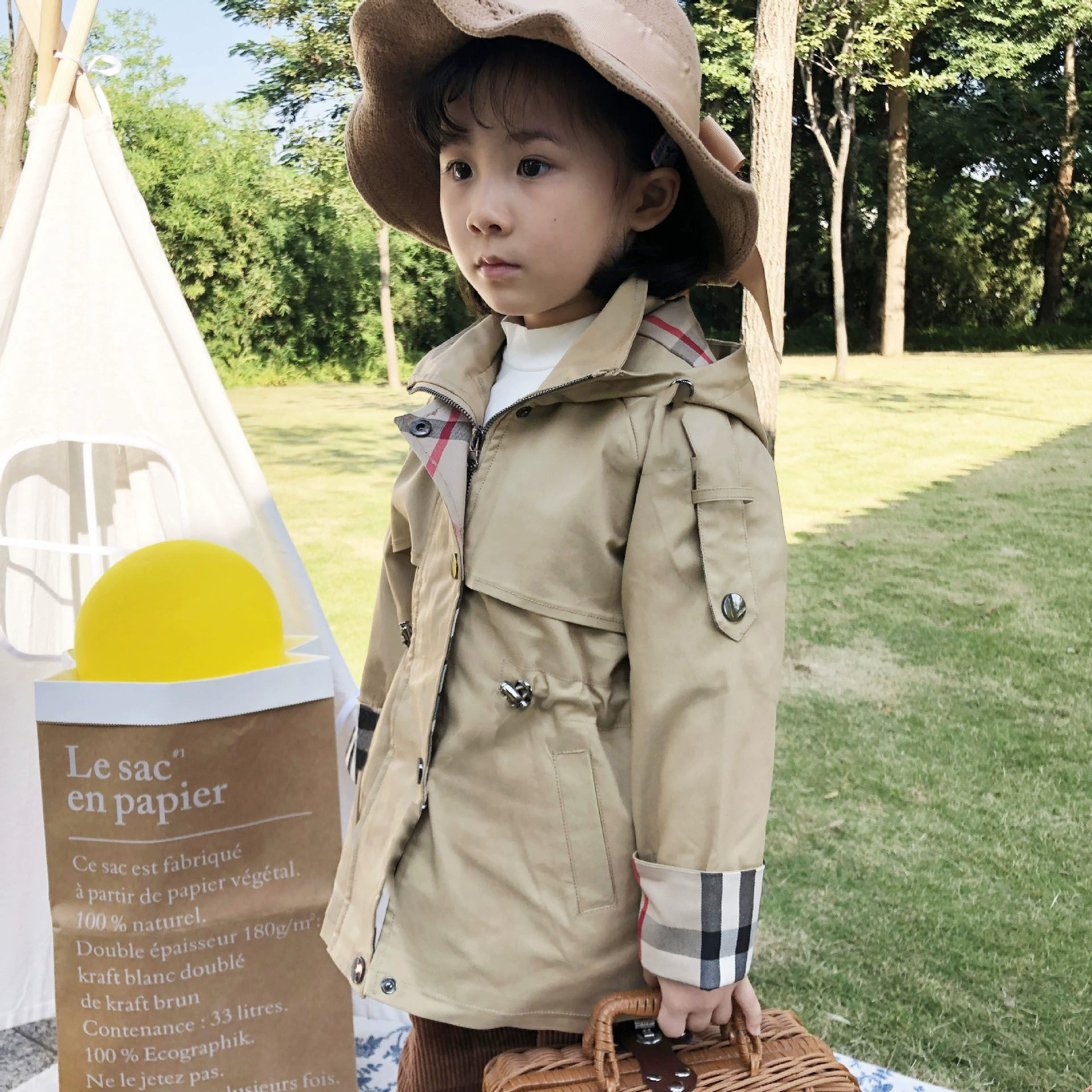 Пальто в британском стиле средняя длинная девушка ветровка для девочек осень-зима новая толстая куртка для детей с иностранным темпераментом топ