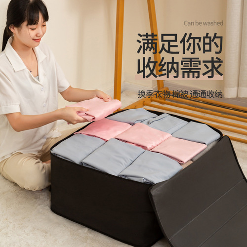 手提搬家行李袋批发加厚无纺布棉被收纳袋大容量结实旅行收纳包