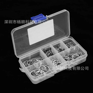 120pcs���b 304���P�C���S����Ȧ9-14mm�̶������S�Ó�ȦC�͊A