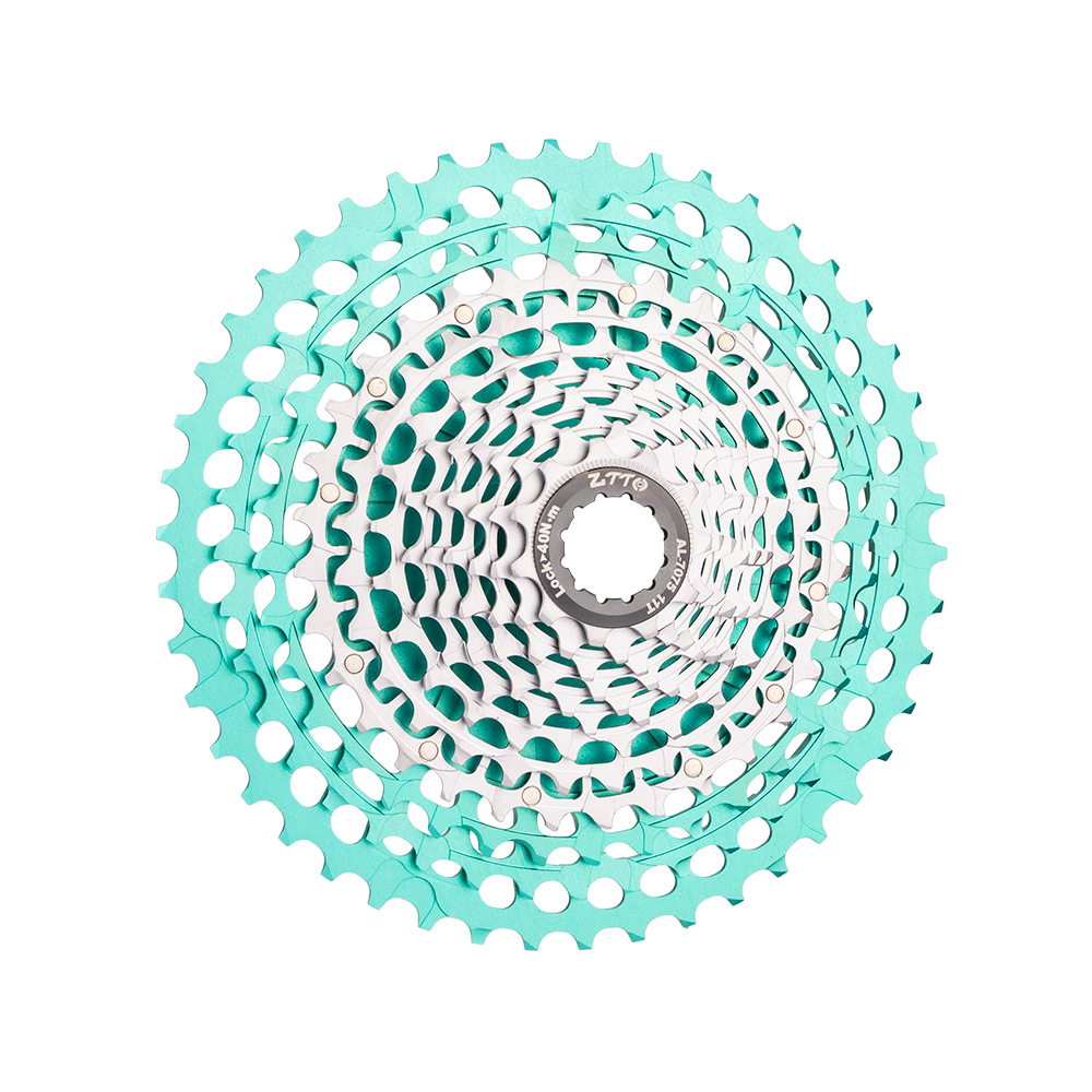 Volante de bicicleta de montaña ZTTO HG ultraligero 12 velocidades 46T color CNC todo en uno volante de velocidad variable de tarjeta vacía