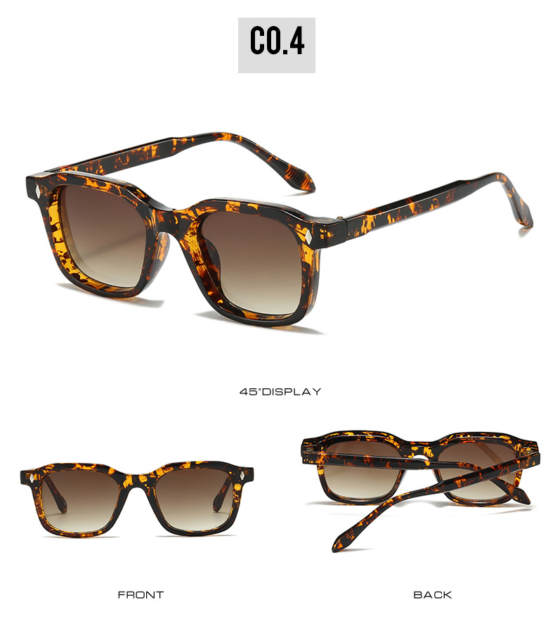 33g Weight Full Frame Glasses Structure Sunglasses Classification PC, UV400 Protection Lens Material Square Glasses Style Outdoor, Travel Occasion Solid Color Pattern All Seasons Season Unisex Gender Simple Style, Classic Style Style Grey, Black Color Simple Style Classic Style Solid Color PC UV400 Protection Square Full Frame Women's Sunglasses 9