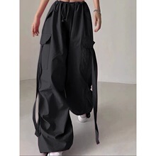 Rose red streamer low-rise cargo pants õ�tɫ�h�� �������bѝ