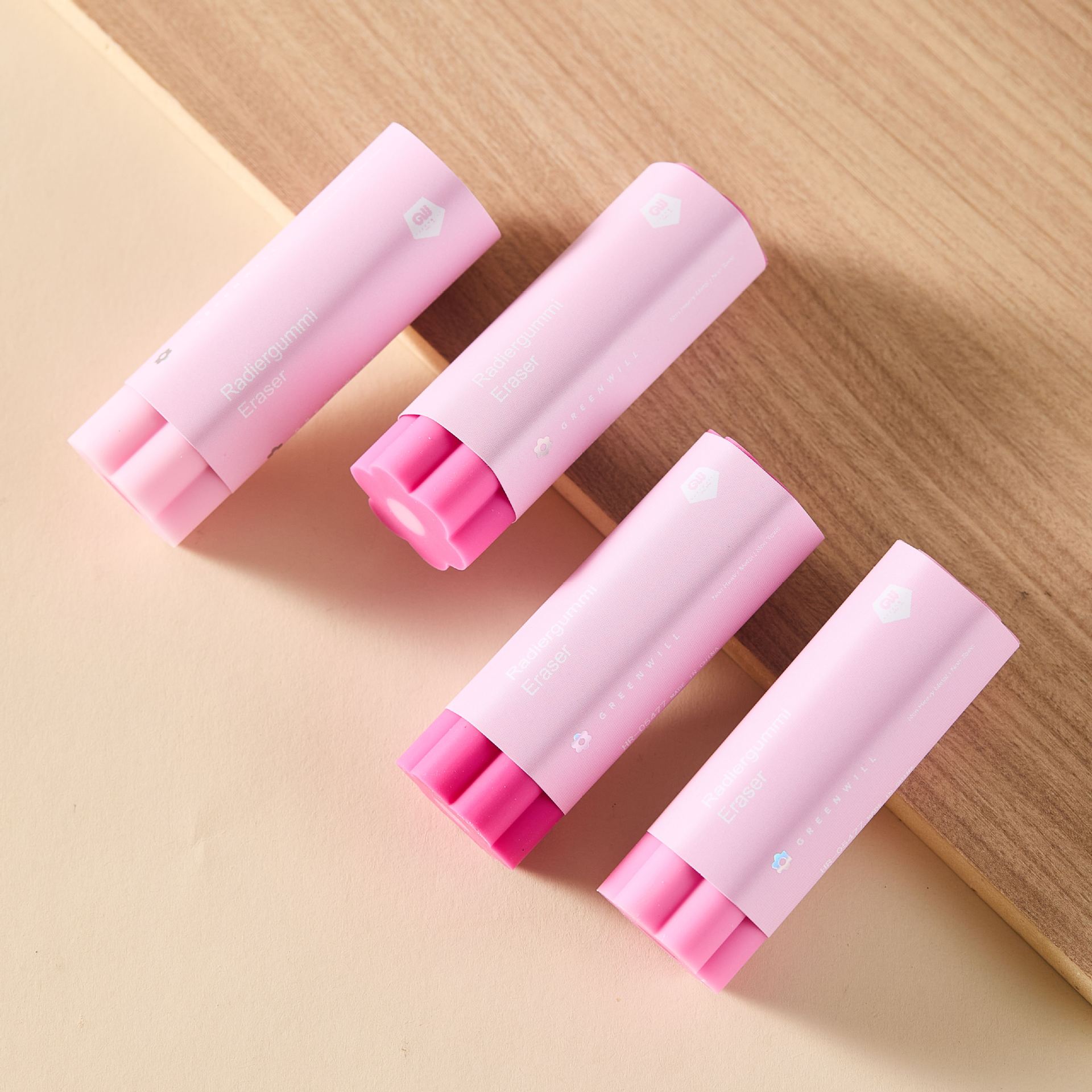 Gradiente PVC flor borracha material de estudio borracha de goma