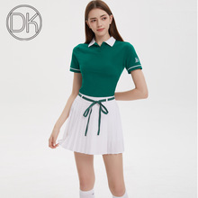 2024DK高尔夫服装女套装夏季新款golf女装网球服短袖服装女裙子