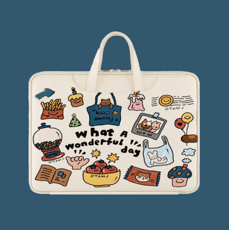 Cartoon Laptop Portable Apple MacBook13.3 Huawei 14 HP Dell 15.6 "Computer Bag