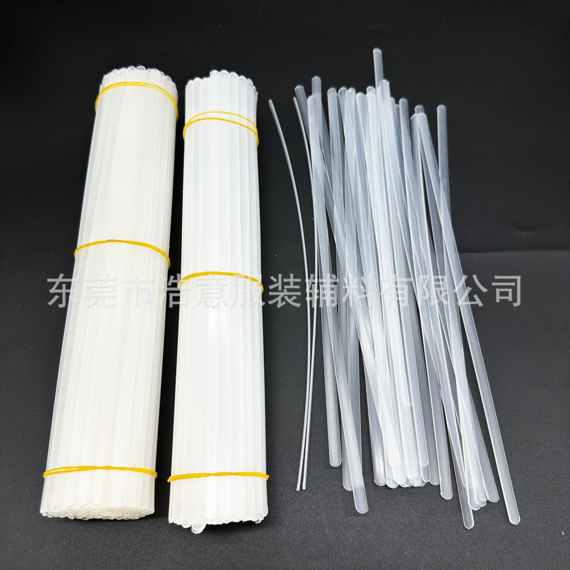 批发透明PP胶骨 内衣支撑胶骨 文胸定型鱼骨 美体内衣胶骨