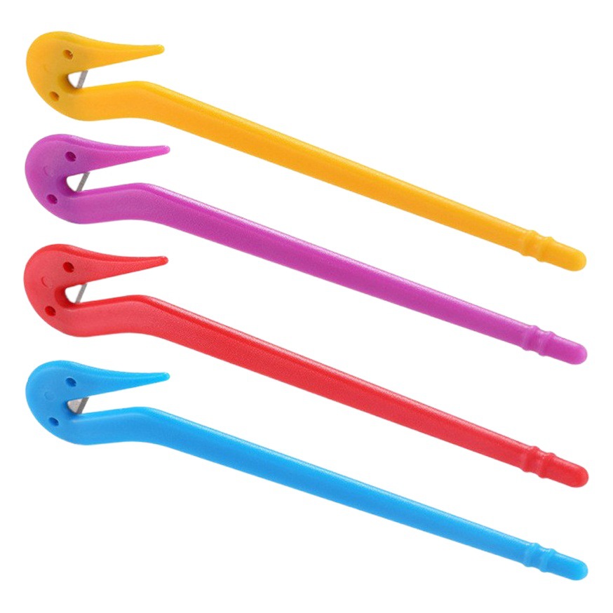 Children's disposable rubber band removal head rope girls do not hurt hair tool knife knitting hair rubber band knife removal artifact